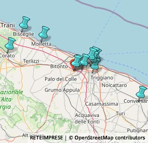 Mappa SP231 Km81+100, 70026 Modugno BA, Italia (13.16333)
