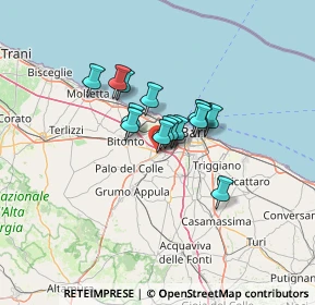 Mappa SP231 Km81+100, 70026 Modugno BA, Italia (8.604)
