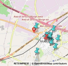 Mappa SP231 Km81+100, 70026 Modugno BA, Italia (1.06077)