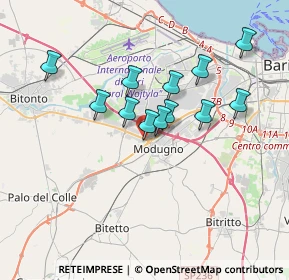 Mappa SP231 Km81+100, 70026 Modugno BA, Italia (3.17667)