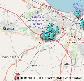 Mappa SP231 Km81+100, 70026 Modugno BA, Italia (3.805)