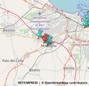 Mappa SP231 Km81+100, 70026 Modugno BA, Italia (5.87909)