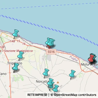 Mappa Via Monte Sei Busi, 70126 Bari BA, Italia (6.6195)
