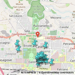 Mappa Via del Trifoglio, 81100 Caserta CE, Italia (1.4875)