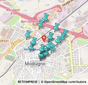 Mappa Via Cosenza, 70026 Modugno BA, Italia (0.337)