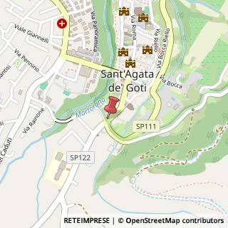Mappa Via Caudina, 29, 82019 Sant'Agata de' Goti, Benevento (Campania)