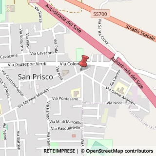Mappa Piazza Oreste Verazzo, 10, 81054 San Prisco, Caserta (Campania)