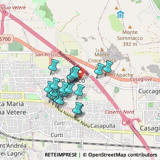 Mappa Piazza Oreste Verazzo, 81054 San Prisco CE, Italia (0.775)