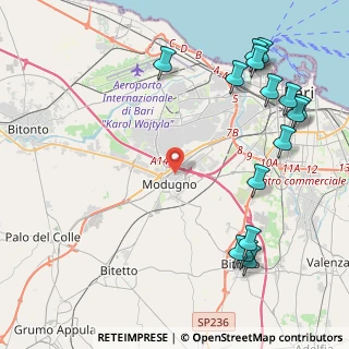Mappa Via Giosuè Carducci, 70026 Modugno BA, Italia (6.00867)