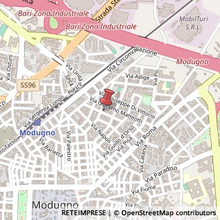 Mappa Via Goffredo Mameli, 23, 70026 Modugno, Bari (Puglia)