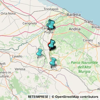 Mappa Via Fratelli Bandiera, 76013 Minervino Murge BT, Italia (8.617)