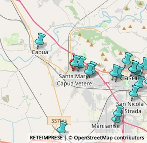 Mappa Via Giorgio Perlasca, 81055 Santa Maria Capua Vetere CE, Italia (5.7995)