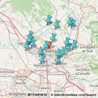 Mappa Via Amalfi Repubblica Marinara, 81100 Caserta CE, Italia (7.0845)