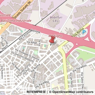 Mappa Via E. Fermi, 61, 70026 Modugno, Bari (Puglia)