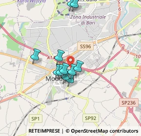 Mappa Via Pasteur, 70026 Modugno BA, Italia (1.46455)