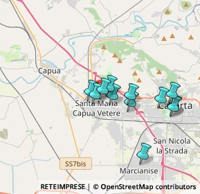 Mappa Via Girolamo Valle, 81055 Santa Maria Capua Vetere CE, Italia (3.20917)