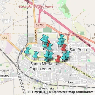 Mappa Via Girolamo Valle, 81055 Santa Maria Capua Vetere CE, Italia (0.712)