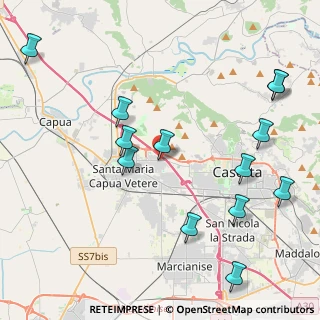 Mappa Strada Santella, 81054 San Prisco CE, Italia (5.31)