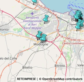 Mappa 70026 Modugno BA, Italia (6.132)