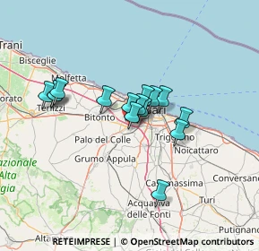 Mappa 70026 Modugno BA, Italia (10.90733)