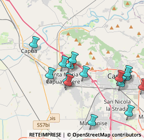 Mappa Via F. Gianfrotta, 81020 Casapulla CE, Italia (4.69813)