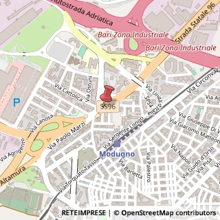 Mappa Strada Statale 96, Km118, 70026 Modugno, Bari (Puglia)