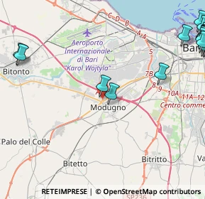 Mappa Via Alassio, 70026 Modugno BA, Italia (7.62684)