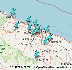 Mappa Via Guido Reni, 70026 Modugno BA, Italia (12.46143)