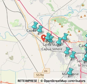 Mappa 6QP+4J, 81055 Santa Maria Capua Vetere CE (5.79688)