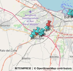 Mappa Via Taormina, 70026 Modugno BA, Italia (3.28917)