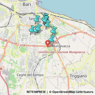 Mappa Via Giuseppe Fanelli, 70124 Bari BA, Italia (1.86545)