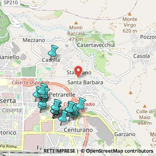 Mappa Via Madonnelle, 81100 Caserta CE, Italia (1.308)