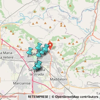 Mappa Via Madonnelle, 81100 Caserta CE, Italia (3.45091)