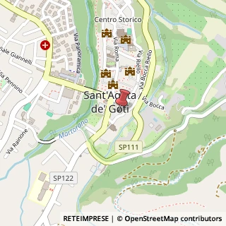 Mappa Piazza Tiziano Della Ratta, 12, 82019 Sant'Agata de' Goti, Benevento (Campania)