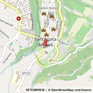 Mappa Via Caudina,  3, 82019 Sant'Agata de' Goti, Benevento (Campania)