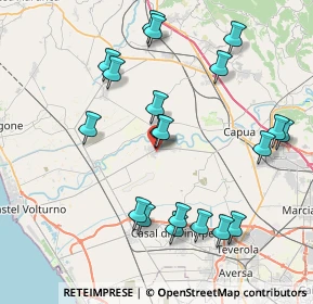 Mappa Via San Leucio, 81046 Grazzanise CE, Italia (9.0965)