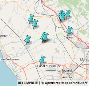 Mappa Via San Leucio, 81046 Grazzanise CE, Italia (7.025)
