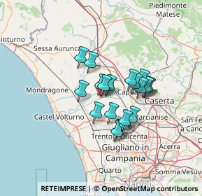 Mappa Via San Leucio, 81046 Grazzanise CE, Italia (10.3695)