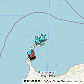 Mappa Isola dell'Asinara, 07046 Porto Torres SS, Italia (14.61538)