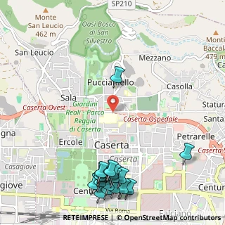 Mappa Via Giorgio la Pira, 81100 Caserta CE, Italia (1.599)