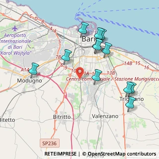 Mappa Str. Torrebella, 70124 Bari BA, Italia (4.44333)