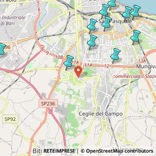 Mappa Str. Torrebella, 70124 Bari BA, Italia (3.29909)