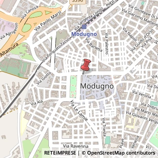 Mappa Via Alessandro Manzoni, 3, 70026 Modugno, Bari (Puglia)