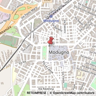 Mappa Piazza Giuseppe Garibaldi, 104, 70026 Modugno, Bari (Puglia)