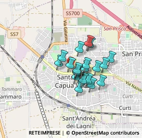 Mappa Via Costa, 81055 Santa Maria Capua Vetere CE, Italia (0.5845)