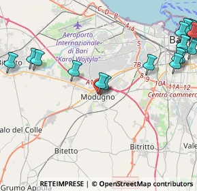 Mappa Via Vito Carlo Perrone, 70026 Modugno BA, Italia (6.49842)