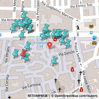 Mappa Via Vito Carlo Perrone, 70026 Modugno BA, Italia (0.05862)