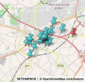 Mappa Via Vito Carlo Perrone, 70026 Modugno BA, Italia (0.985)