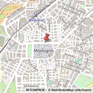 Mappa Corso Vittorio Emanuele,  64, 70026 Modugno, Bari (Puglia)