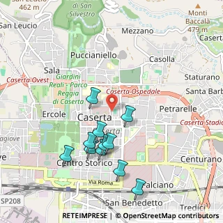 Mappa Rione Vanvitelli, 81100 Caserta CE, Italia (1.05455)